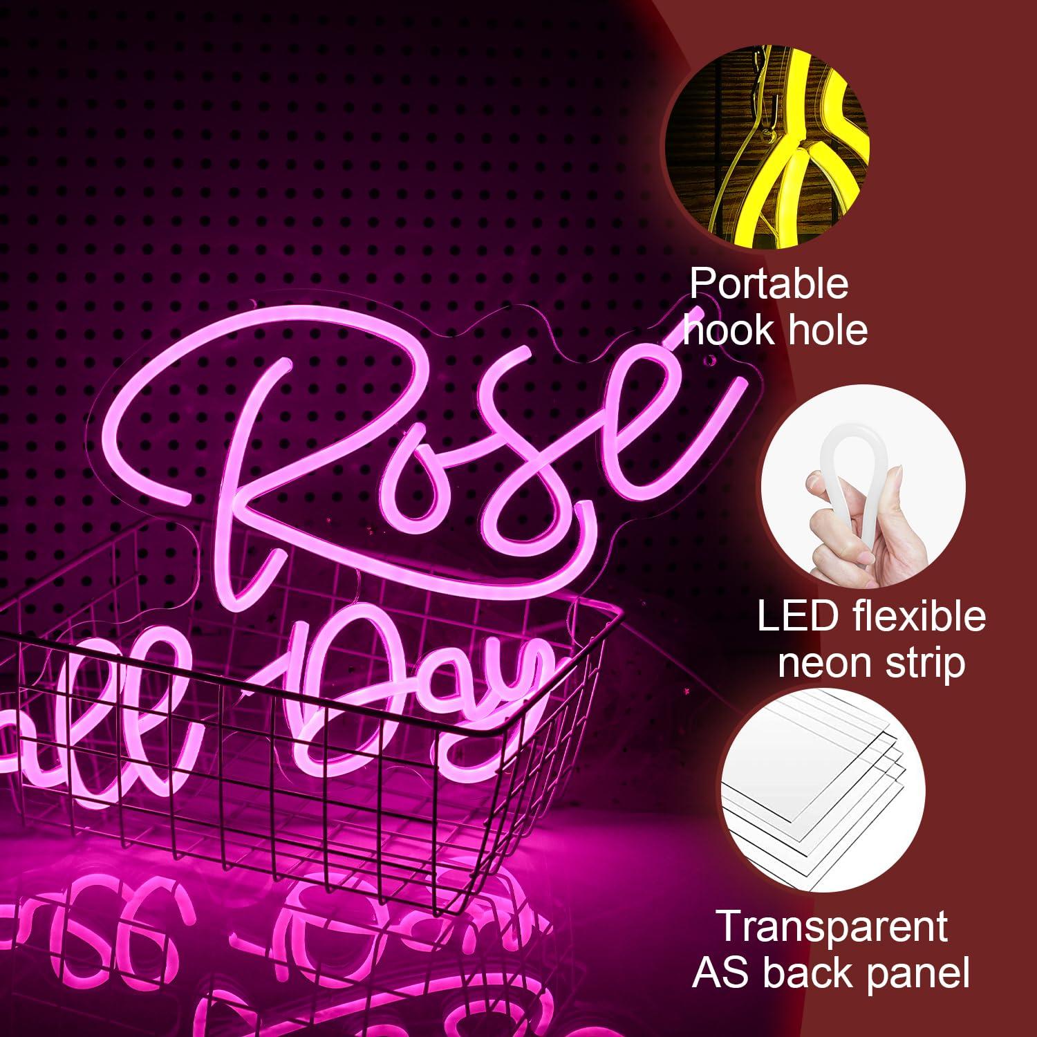 Rose All Day Neon Sign Dimmabl - đánh giá và giá Lighting Decor Wedding