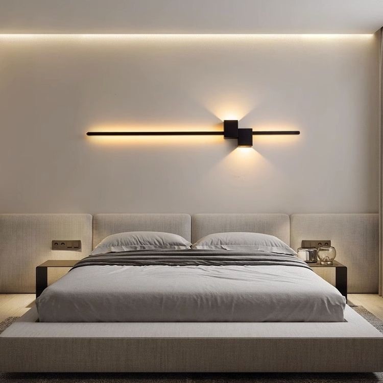 Modern Black Long Strip Wall L - đánh giá và giá Foyer Lighting Wall Decor