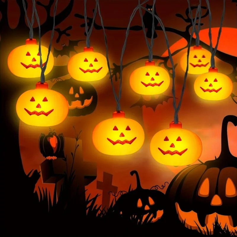 Pumpkin Halloween String Light - đánh giá và giá String Light Outdoor