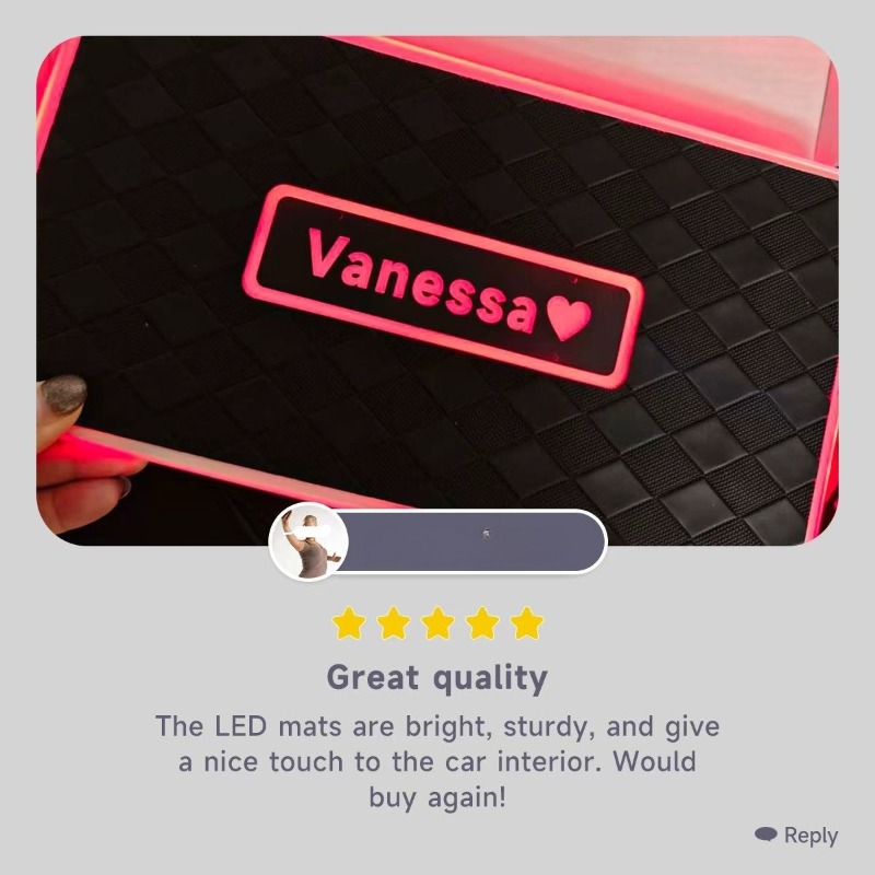 Universal Car LED Floor Mat Am - đánh giá và giá Decor Lighting Floor Lamps
