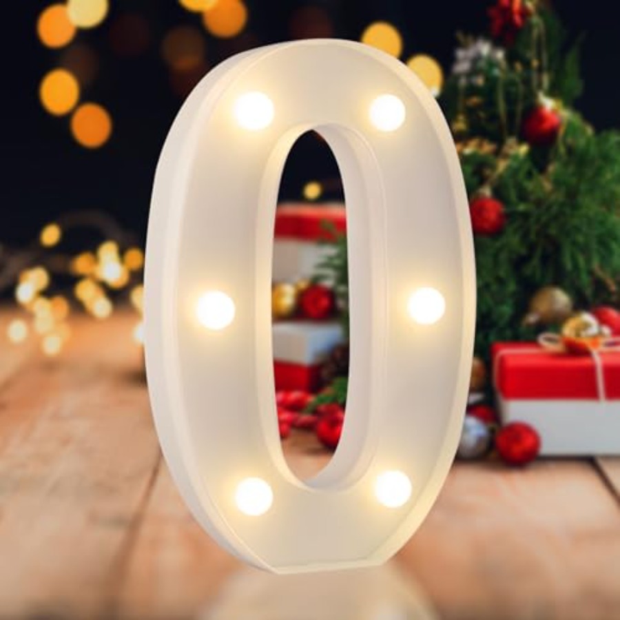 LED Marquee Numbers, 0-9 Light - đánh giá và giá Light Up Letters Marquee