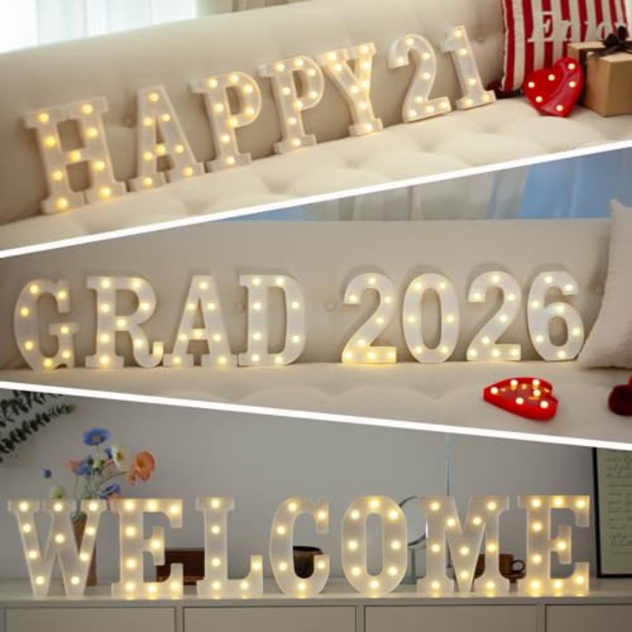 LED Marquee Numbers, 0-9 Light - đánh giá và giá Light Up Letters Marquee