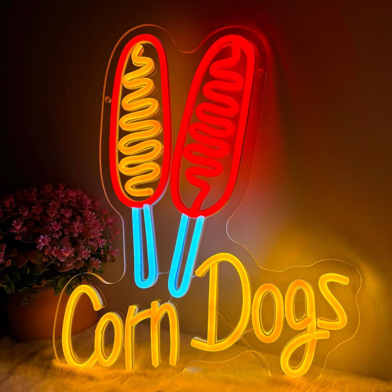 Corn Dog Neon Sign Snack USB D - đánh giá và giá Lighting Decor Wedding