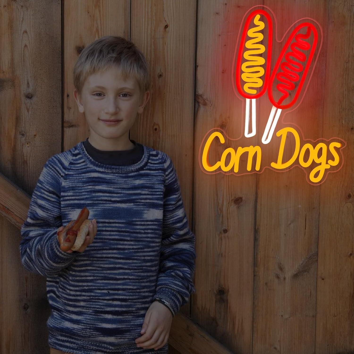 Corn Dog Neon Sign Snack USB D - đánh giá và giá Lighting Decor Wedding