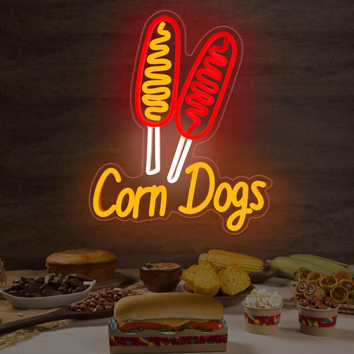 Corn Dog Neon Sign Snack USB D - đánh giá và giá Lighting Decor Wedding