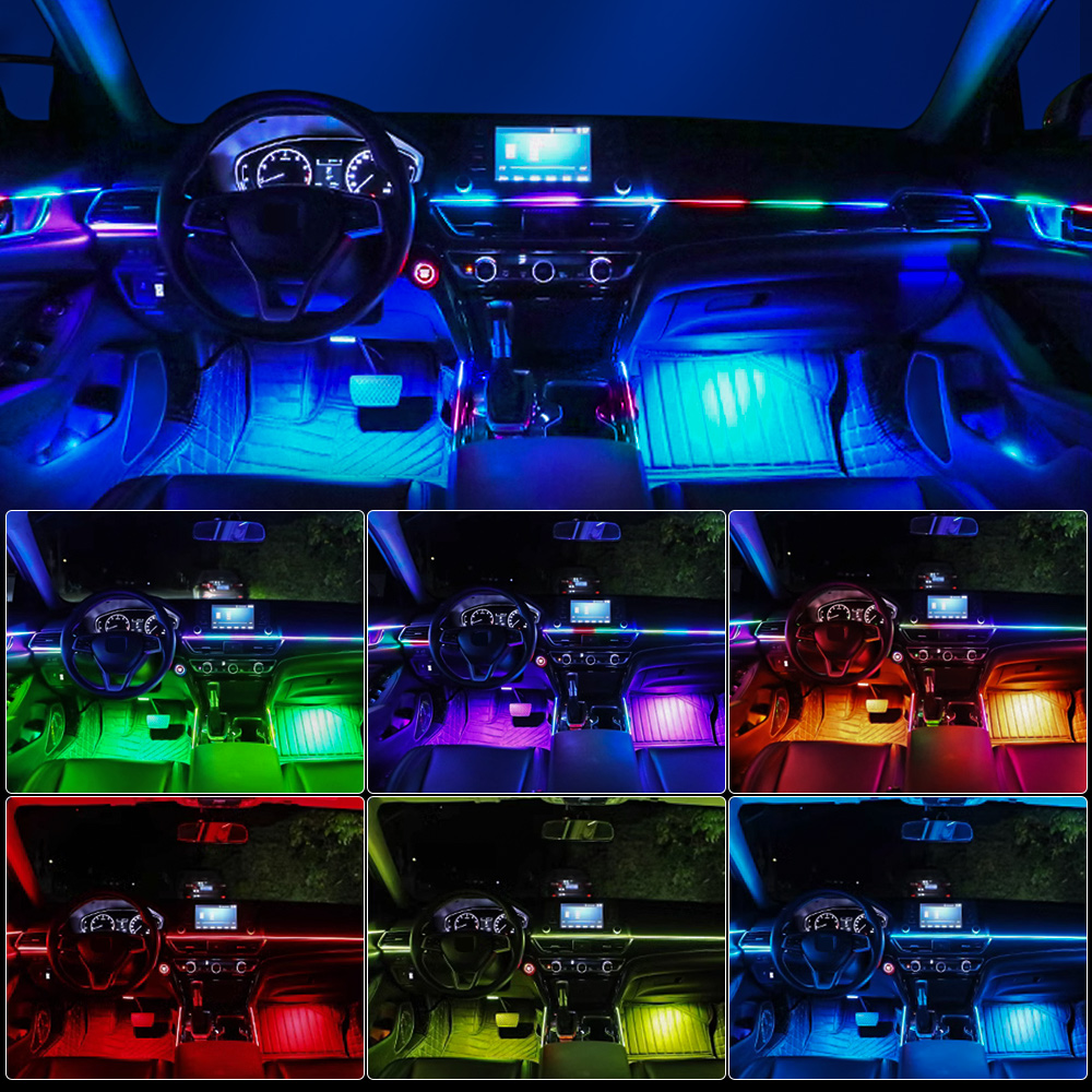 Universal Led Car Ambient Ligh - đánh giá và giá Lighting Interior Decor