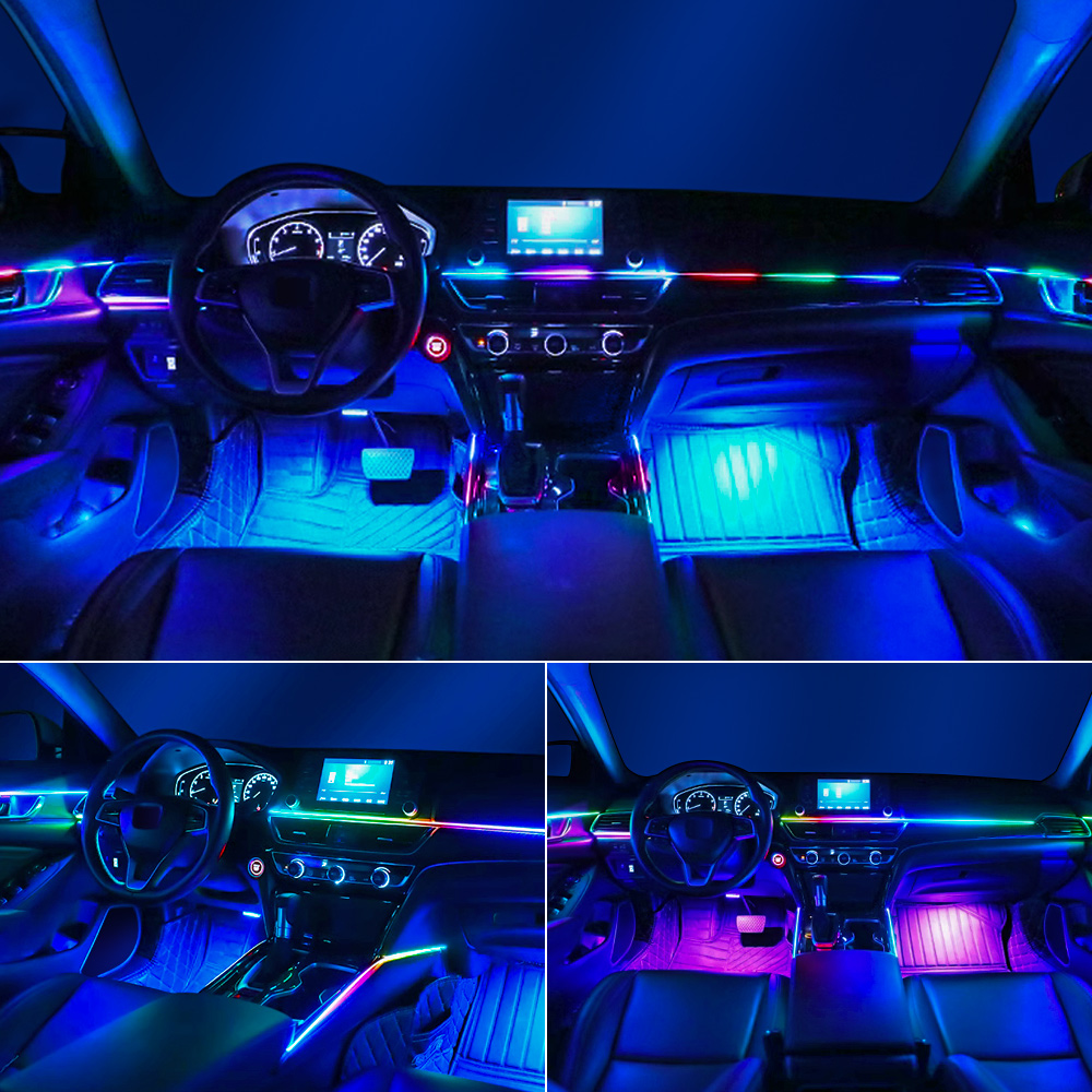 Universal Led Car Ambient Ligh - đánh giá và giá Lighting Interior Decor