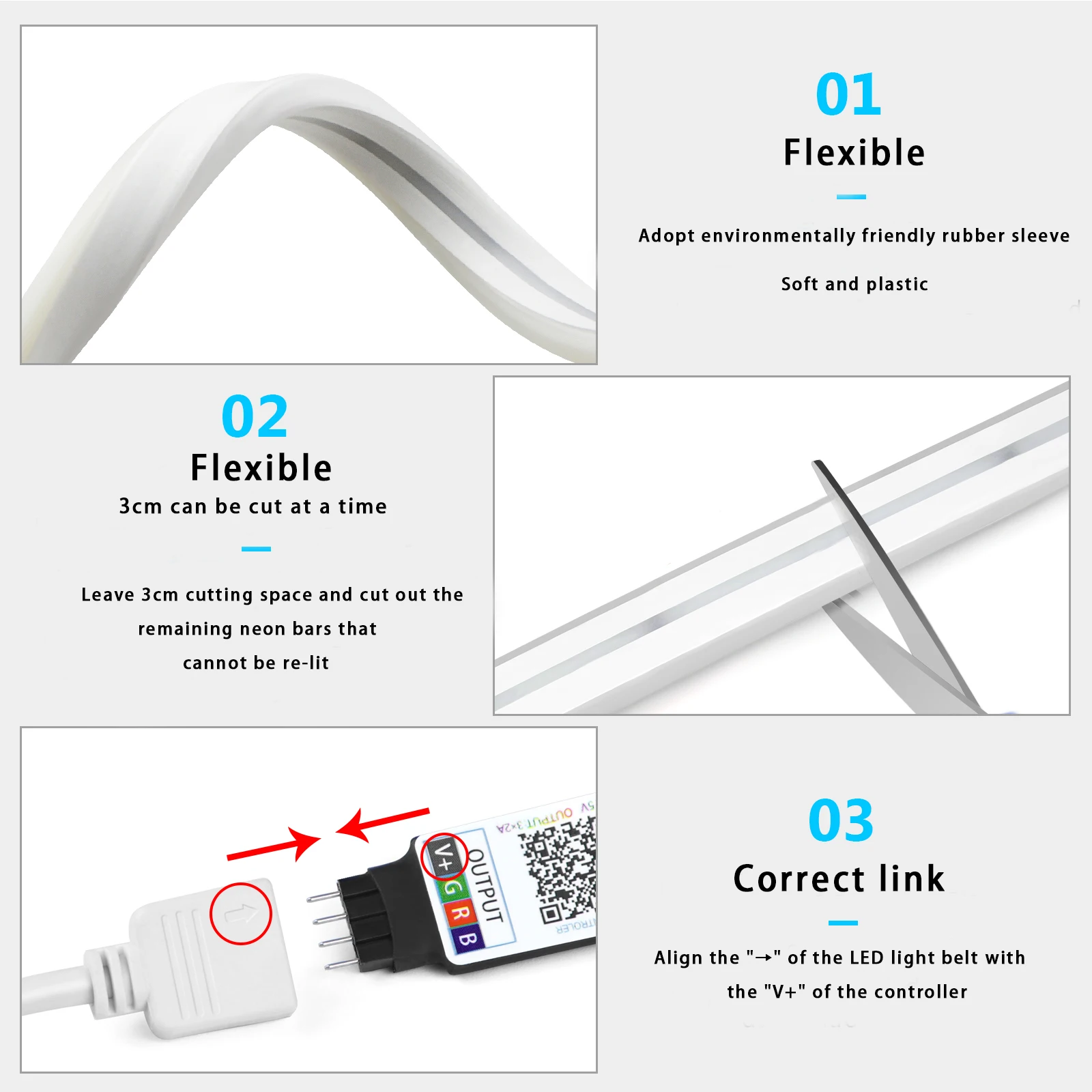 1-5m RGB LED Neon Strip Light  - đánh giá và giá Lighting Decor For Diwali